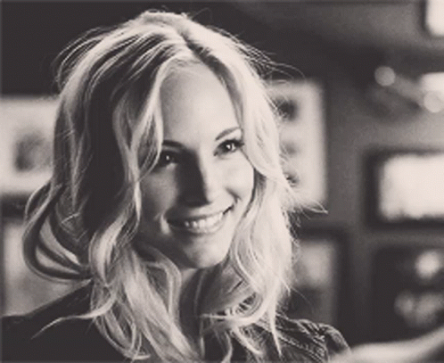 Grinning Girl Candice King GIF