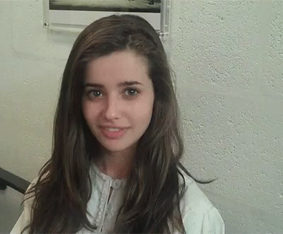 Grinning Girl Cute Big Smile GIF