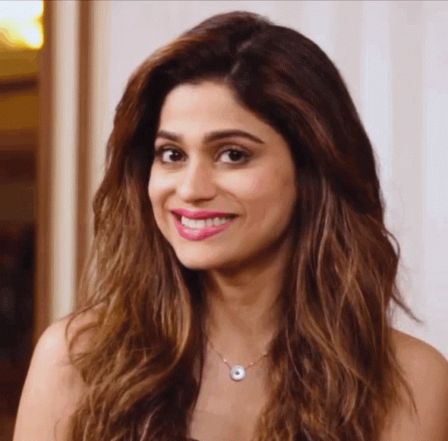 Grinning Girl Shamita Shetty GIF