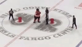 Gritty Playing Hockey GIF