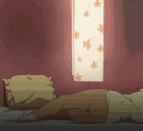 Groggy Anime Waking Up GIF
