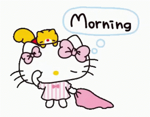 Groggy Hello Kitty GIF