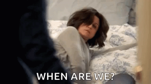 Groggy Woman Just Wake Up GIF