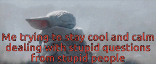 Grogu Im Surrounded By Idiots GIF