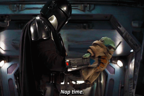Grogu It's Nap Time Now GIF