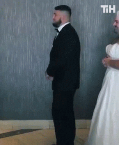 Groom Funny Wedding Surprise GIF