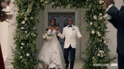 Groom Issa Rae Wedding GIF