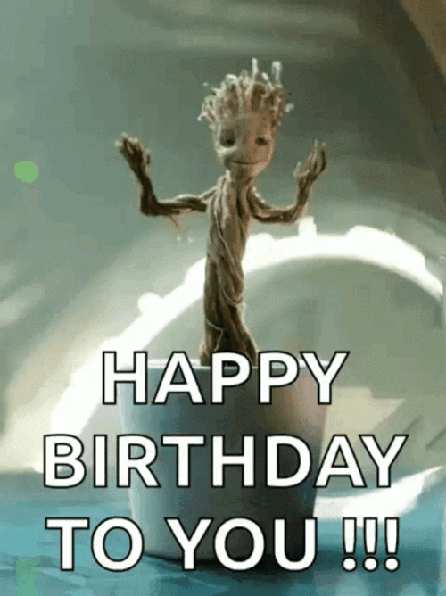 Groot Happy Birthday To You GIF