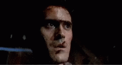 Bruce Campbell Evil Dead Groovy GIF