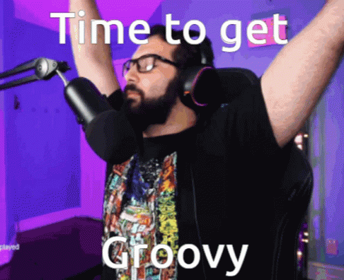 Heyitscaleb Streamer Time To Get Groovy GIF