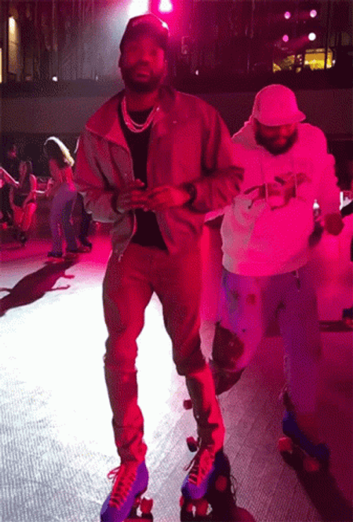 Groovy Roller Skating GIF