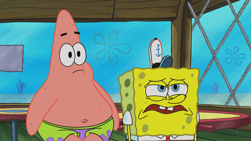 Grossed Out Patrick Star Spongebob GIF