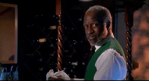 Ground Hog Day Bartender Looking Back GIF