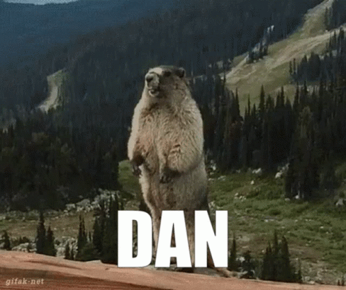 Ground Squirrel Saying Dan