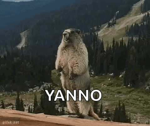 Ground Squirrel Standing on Hind Legs Yanno