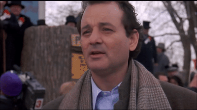 Groundhog Day Reporting Scene GIF