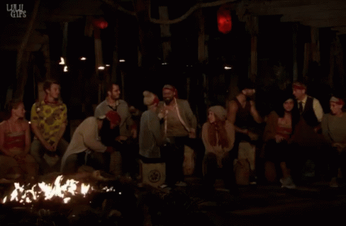 Group Around Fire We'll Talk We'll All Talk
