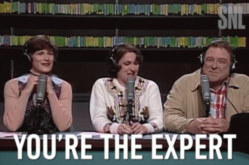 Group at Table With Microphones You're the Expert