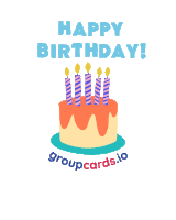 Group Cards Birthday Sticker GIF