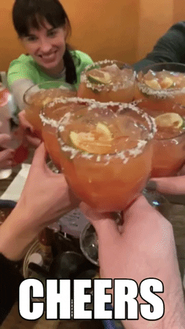 Group Cheers Margarita GIF