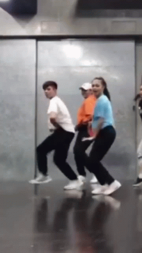 Group Dancing in Room