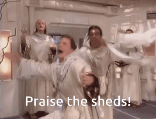 Group Dancing Praise The Sheds GIF