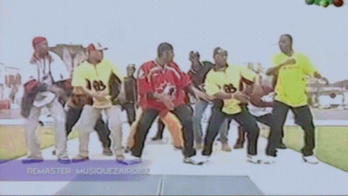 Group Dancing With Remaster Musiquezairoise Sign GIF