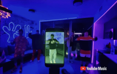 Group Dancing With YouTube Music GIF