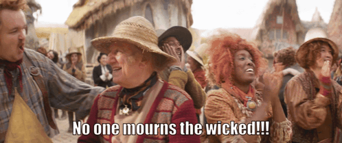 Group Facing No One Mourns The Wicked!!! GIF