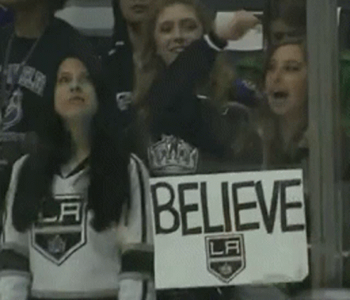 Group Holding Believe Sign
