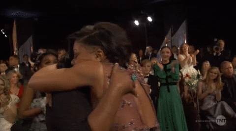 Group Hug Celebrities Sag Awards GIF