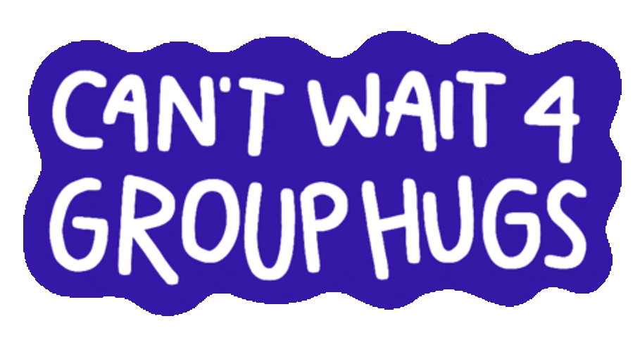 Group Hugs Transparent Sticker GIF
