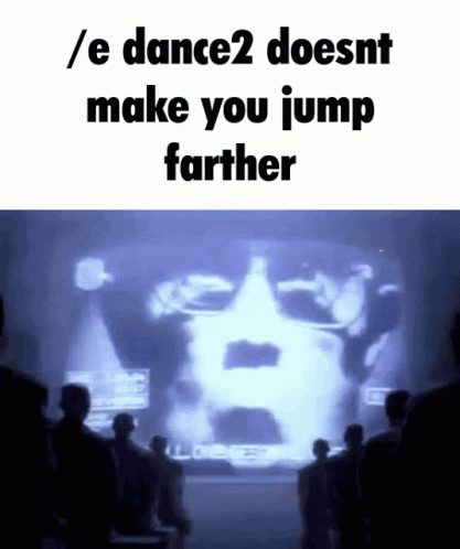 Group in Front of Screen Saying E Dance2
