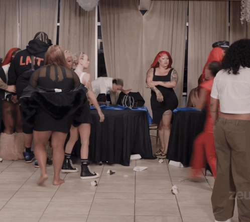 Group In Room With Hoodie Saying LNT GIF