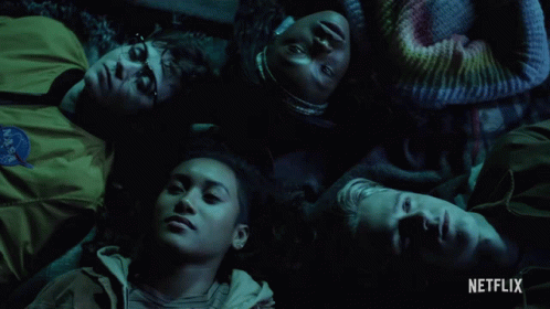 Group Lying in Circle Netflix