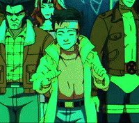 Group of Cartoon Characters Standing