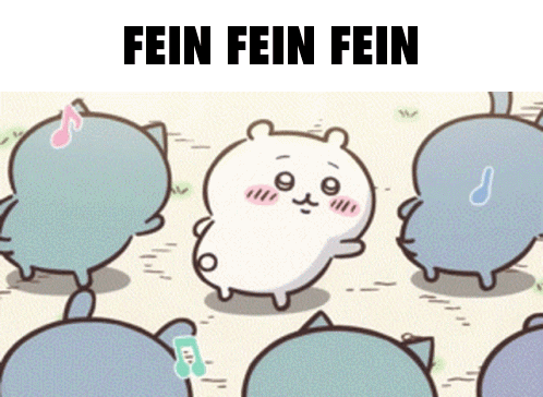 Group Of Cats Saying Fein Fein Fein GIF