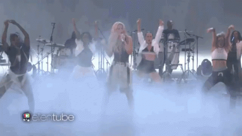 Group of Dancers Performing on Stage