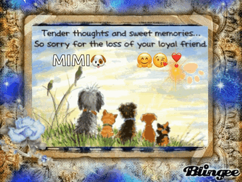 Group Of Dogs Tender Thoughts Sweet Memories GIF