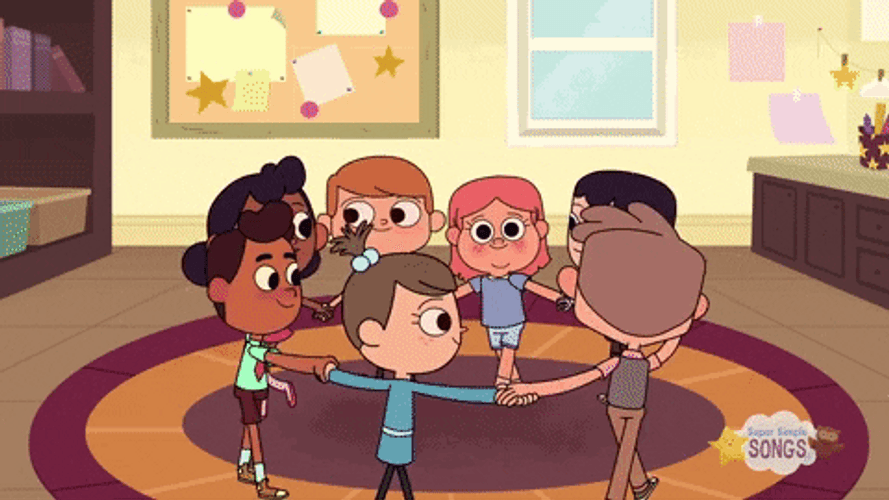 Group Of Kids Play Time GIF