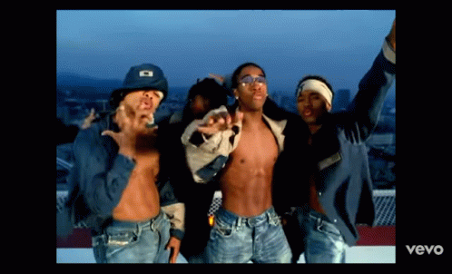 Group of Men Arms Up Vevo