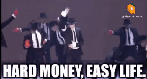 Group of Men Dancing Hard Money Easy Life