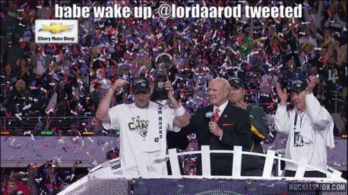 Group of Men Holding Trophy Babe Wake Up @lordarod