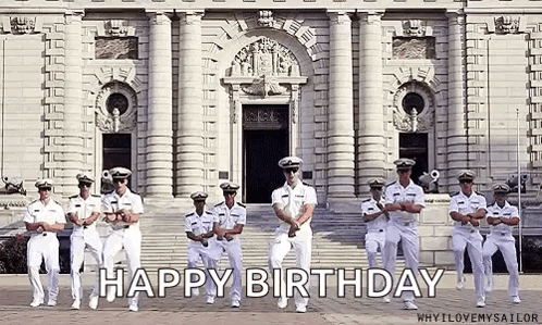 Group of Men in Military Uniforms Dancing