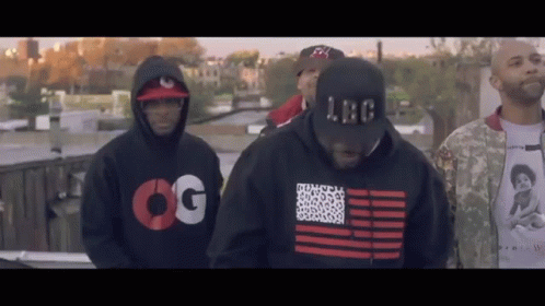 Group of Men in OG Hoodies