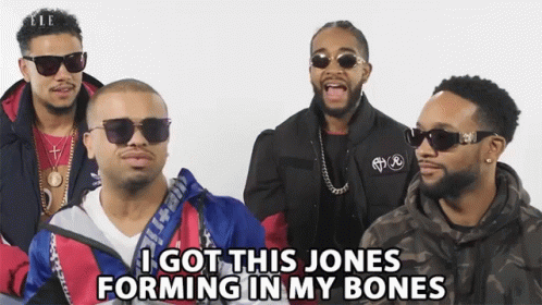 Group Of Men In Sunglasses Talking About Jones GIF