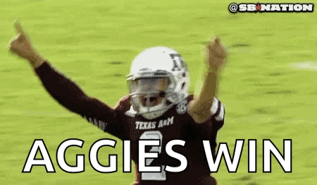 Group of Men on Football Field Saying That's Right Whoop