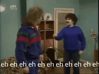 Group Of Men Saying Calm Down GIF