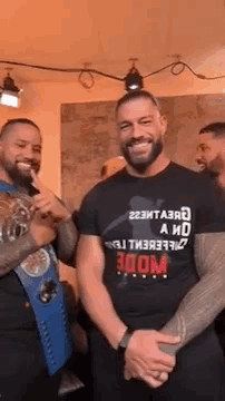 Group of Men Smiling for Camera