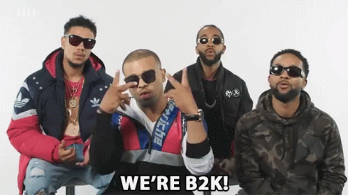 Group Of Men Sunglasses And Adidas Jacket GIF